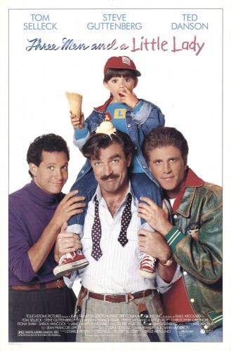 Трое мужчин и маленькая леди (1990, США) - забавная домашняя интригующая драма