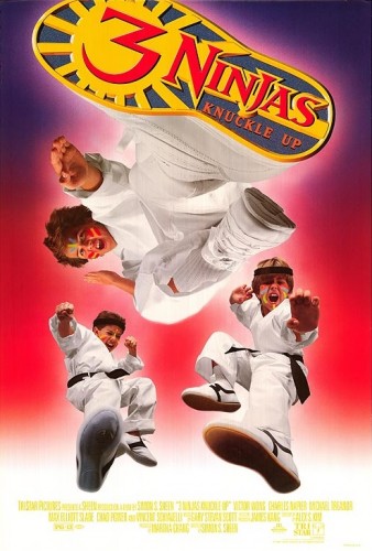 Три ниндзя: Костяшки вверх (1995, США) - забавный боевик