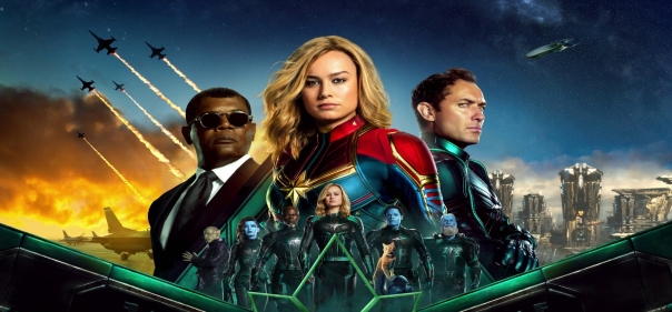 Список лучших фантастических фильмов про инопланетные миры с большим количеством рас: Капитан Марвел (2019)