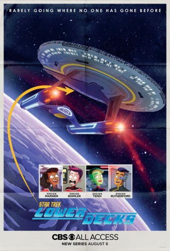 Звездный путь: Нижние палубы (2020, США) - безбашенная саркастическая космическая фантастика (мультсериал): команда звёздного флота, космос