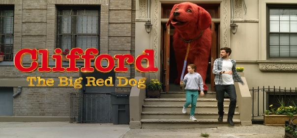 Список лучших семейных приключенческих комедийных фильмов фэнтези для просмотра перед Новым годом и на новогодних каникулах: Большой красный пес Клиффорд (2021)