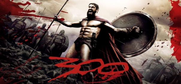 Фильмы фэнтези 00-ых 21 века, которые получили большую популярность во всём мире: 300 спартанцев (2007)