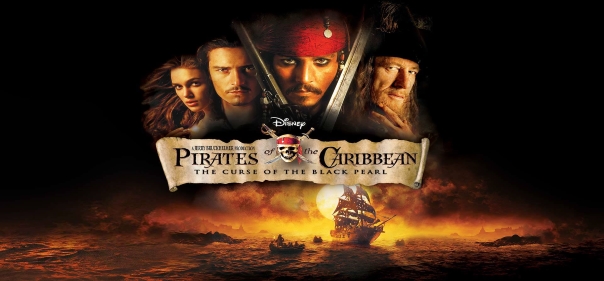 Список лучших фильмов фэнтези про пиратов: Пираты Карибского моря: Проклятие Черной жемчужины (2003)