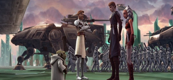 Список лучшей приключенческой мультипликационной фантастики в стиле экшн-фэнтези: Звездные войны: Войны клонов (2008)