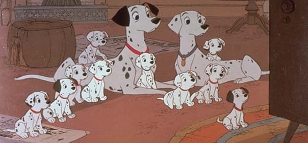 Список лучших семейных приключенческих мультфильмов: 101 далматинец (1961)