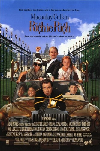 Богатенький Ричи (1994, США) - забавная интригующая комедия: мальчик из богатой семьи, его друзья, миссия по спасению родителей