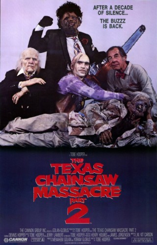 Техасская резня бензопилой 2 (1986, США) - мрачный кровавый выживальческий фильм ужасов