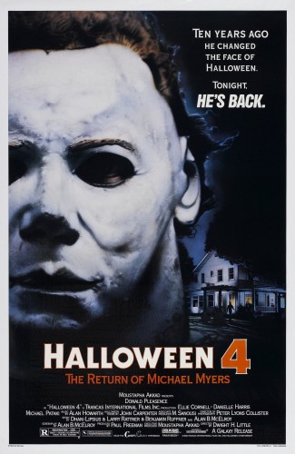Хэллоуин 4: Возвращение Майкла Майерса (1988, США) - мрачный кровавый выживальческий фильм ужасов