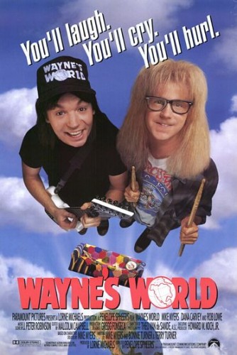 Мир Уэйна (1992, США) - забавная эксцентричная комедия: организаторы концертов
