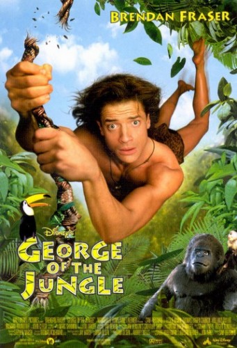 Джордж из джунглей (1997, США) - забавный боевик: выросший в джунглях парень