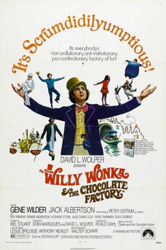 Вилли Вонка и шоколадная фабрика (1971, США, Германия (ГДР), Германия (ФРГ)) - забавный фэнтези-мюзикл: шоколадная фабрика, волшебник, дети
