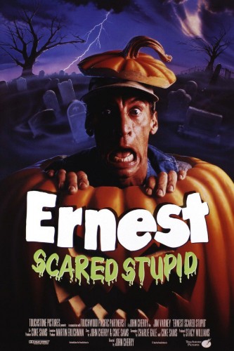 Испуганный глупец Эрнест (1991, США) - чудаковатый фильм фэнтези: мусорщик, взрослый чудак и дети, древнее пробудившееся зло