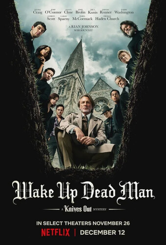 Достать ножи: Воскрешение покойника (2025) - интригующий триллер: молодой священник, детектив, расследование убийства священника в церкви