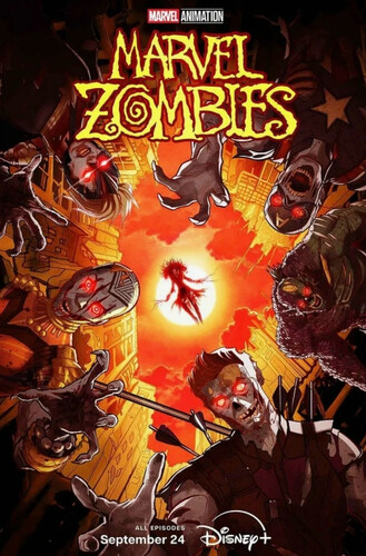 Зомби Marvel (2025, США) - мультипликационный боевой хоррорный сериал по комиксам MARVEL: супер-герои, зомби