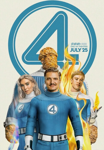 Фантастическая четвёрка: Первые шаги (2025) - интригующая боевая фантастика по комиксам MARVEL: команда-супер-героев