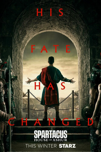 Спартак: Дом Ашура (2025, США) - мрачный суровый пошлый кровавый интригующий экшн-сериал: рабы Римской империи, гладиаторы
