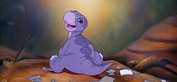 Список лучших мультфильмов про динозавров: Земля до начала времен (1988)